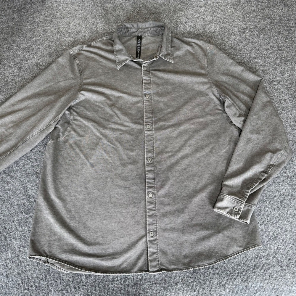 lululemon athletica Gray Casual Button Down Shirt